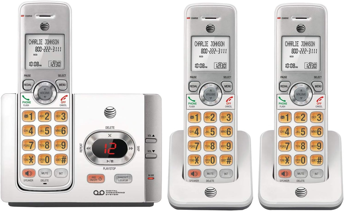 AT&T EL52315 DECT 6.0 Cordless Answering System with Caller ID/Call Waiting (3 Handsets)