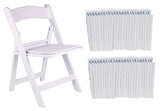 BTEXPERT Set of 4, Resin Folding Chair Vinyl Padded Seat Indoor Outdoor Lightweight Set for Home Event Party Picnic Kitchen Dining Church School Weddings