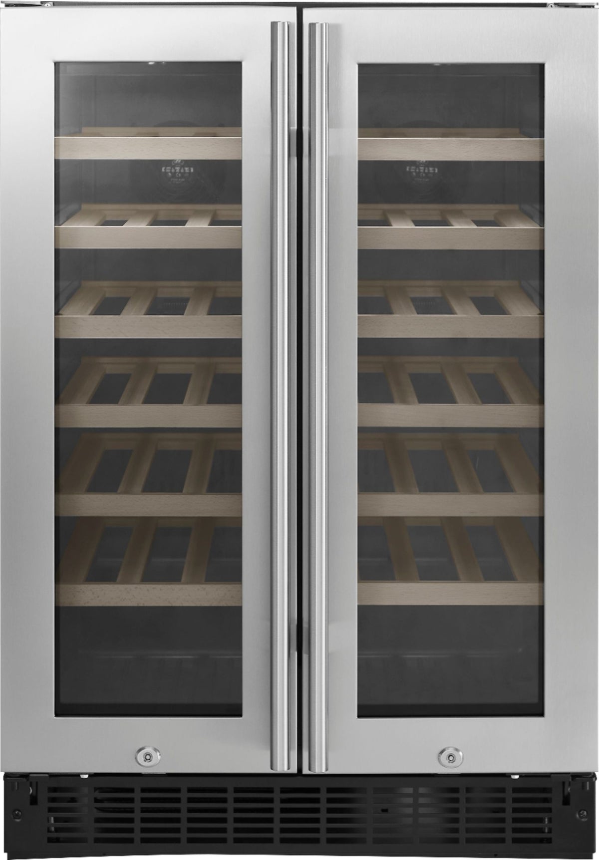 Insignia? – Dual Zone Wine and Beverage Cooler with Glass Doors – Stainless Steel