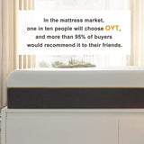 Narrow Twin Size Mattress,OYT 6 Inch 30 X 75 X 6 Gel Memory Foam Narrow Twin Bed Mattress in a Box with Certified Foam for Sleep Supportive & Pressure Relief,Cloud-Like Experience