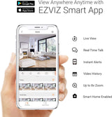 EZVIZ C6CN 1080p Indoor Pan/Tilt WiFi Security Camera, 360?? Coverage, Auto Motion Tracking, Two-Way Audio, Clear 30ft Night Vision, Supports MicroSD Card up to 256GB (Sold Seperately), 2.4GHz WiFi