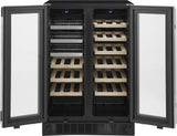 Insignia? – Dual Zone Wine and Beverage Cooler with Glass Doors – Stainless Steel