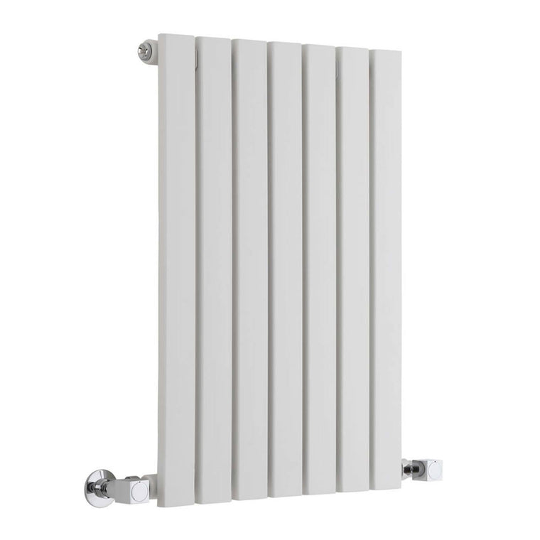 Hudson Reed NAHB0247 Sloane – White Horizontal Flat Panel Designer Radiator 25 x 16 1/2