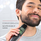 Remington MB6850 Vacuum Stubble and Beard Trimmer, Lithium Power and Adjustable