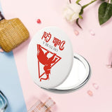 Delta Elephant Pocket Mirror Greek Sorority Sister Makeup Mirror to be a Girl Sorority Gift (Delta Girl)