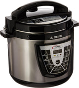 Power Pressure Cooker XL XL 10-Quart Electric Pressure, Slow, Rice Cooker, Steamer & More, 7 One-Touch Programs, Silver
