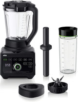 Braun JB9041BK TriForce Power Blender with Smoothie2Go, Black