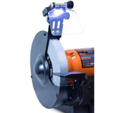 Wen 4282 4.8-Amp 8×22 Bench Grinder with LED Work Lights and Quenching Tray