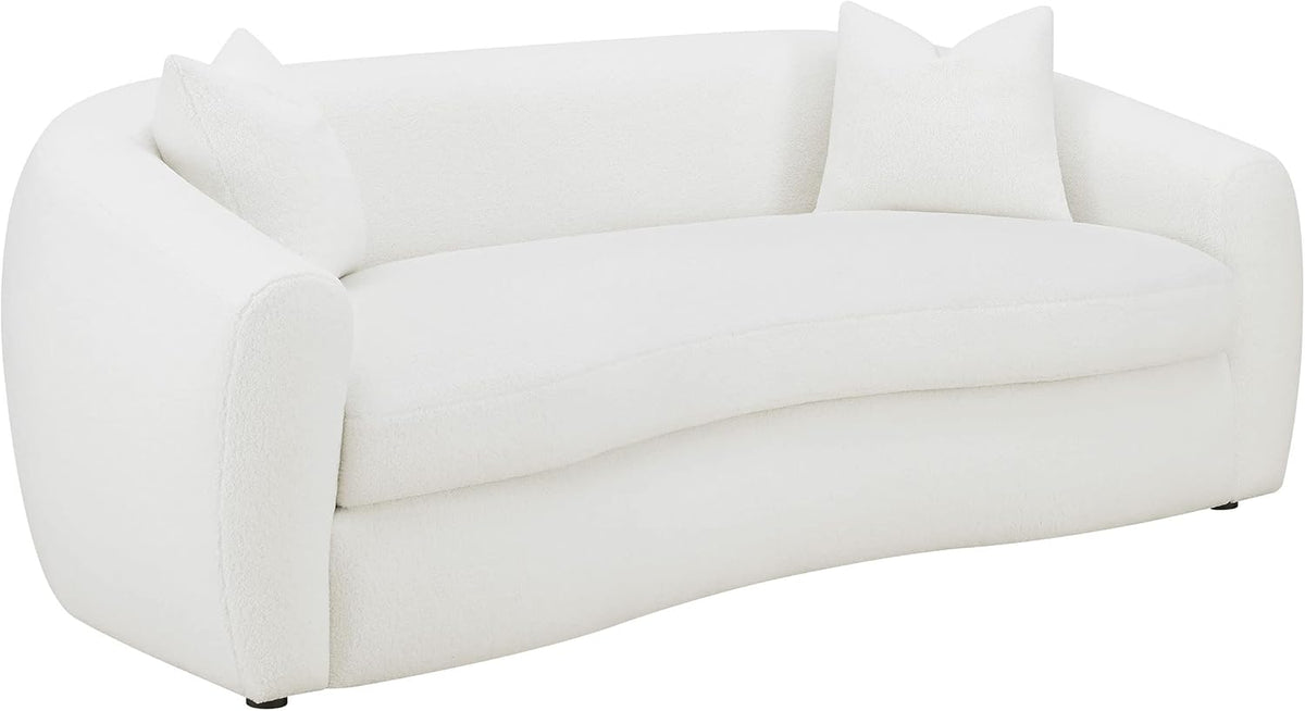 Coaster Home Furnishings Isabella Upholstered Tight Back Sofa White
