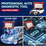 thinkcar THINKTOOL PRO Bi-Directional OBD2 Scanner Full Systems Diagnostic Scan Tool,31+ Reset Functions Key Matching, Variant Coding, AutoAuth for FCA SGW, 2 Years Free Update