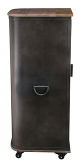 Howard Miller 547915 Brayton Wine & Bar Cabinet Door Organizer Trays, Brown, Small