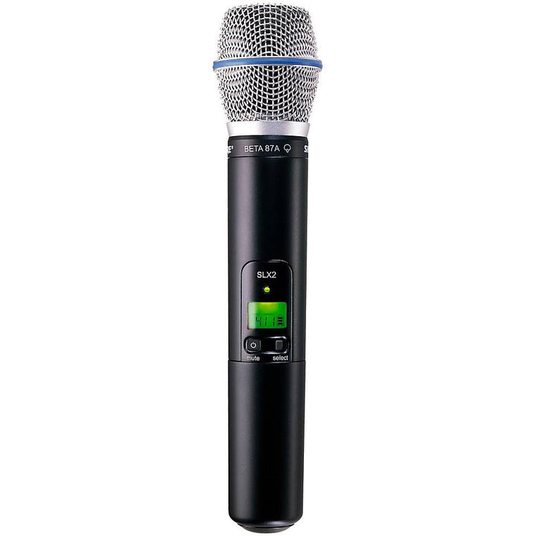 Shure SLX2/BETA87A Handheld Wireless Microphone Transmitter, H19