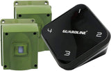 Guardline Wireless Driveway Alarm – 4 Motion Detector Alarm Sensors & 1 Receiver, 1/4 Mile Range, Weatherproof Outdoor Security Alert System for Home & Property