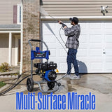 Westinghouse WPX3400 Gas Pressure Washer, 3400 PSI and 2.6 Max GPM, Onboard Soap Tank, Spray Gun and Wand, 5 Nozzle Set, for Cars/Fences/Driveways/Homes/Patios/Furniture