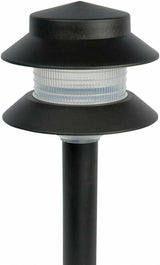 Paradise GL22627 Low Voltage Plastic 4W Path Light (Black, 8 Pack)