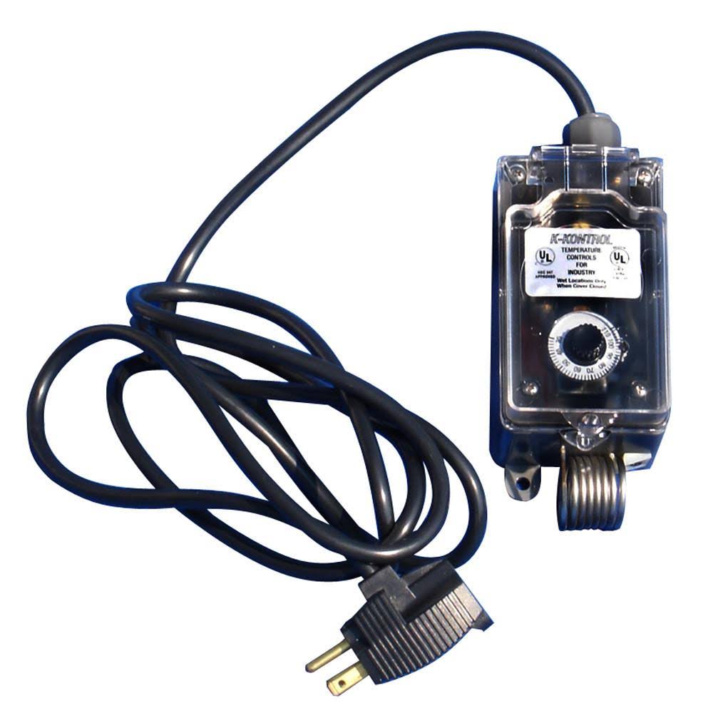 Ice Eater by Power House 120V Thermostat f/Salt or Fresh Water w/Adjustable Temperature Settings (0 to 80)