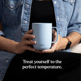 Ember Temperature Control Smart Mug 2, 14 Oz, App-Controlled Heated Coffee Mug with 80 Min Battery Life and Improved Design, White