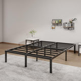 Metal Bed Frame Full Size – 14 Inch Heavy-Duty Full Platform Bed Frame No Box Spring Needed, Easy Assembly, Noise-Free, Sturdy Mattress Foundation, Underbed Storage Space