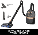 Shark CZ2001 Canister Vacuum Vertex Bagless Corded with Self-Cleaning Brushroll & DuoClean PowerFins, Black/Copper, Placeholder