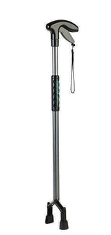 Handy Cane All-in-One Walking Aid with Built-in Reacher Grabber-Medium