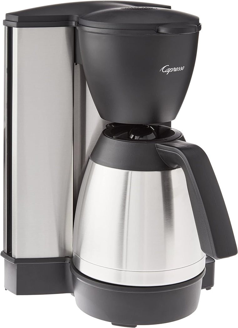 Capresso 485.05 MT600 Plus 10-Cup Programmable Coffee Maker with Thermal Carafe,Black