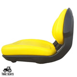 TRAC SEATS Yellow Seat for John Deere X300 X300R X304 X320 X324 X340 X350 X350R X354 X360 X370 X380 X384 X390 X394 AM136044 AUC11188 AUC13500 (Same Day Shipping)