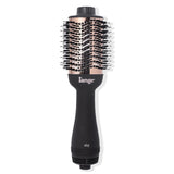 L’ANGE HAIR Le Volume 2-in-1 Titanium Brush Dryer Black | 75MM Hot Air Blow Dryer Brush in One with Oval Barrel | Hair Styler for Smooth, Frizz-Free Results for All Hair Types