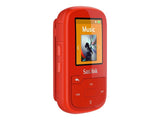 SanDisk 16GB Clip Sport Plus MP3 Player Sdmx28-016g-a46r – Red
