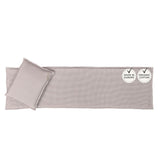 SAUNASOFA? Sauna Mat & Pillow Set ?C 2 Seater Sauna seat Cushion with Pillow ?C Heat-Resistant Sauna kit for Infrared & Finnish saunas in Grey