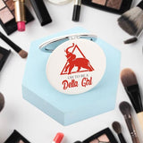 Delta Elephant Pocket Mirror Greek Sorority Sister Makeup Mirror to be a Girl Sorority Gift (Delta Girl)