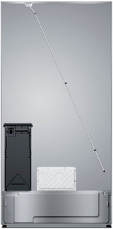 Bosch – 800 Series 21 Cu. Ft. French Door Counter-Depth Smart Refrigerator – Black stainless steel