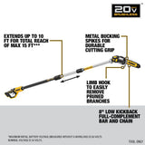 DEWALT 20V MAX 8 Pole Saw Bare Tool DCPS620B from