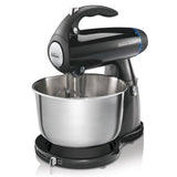 Sunbeam 2594 350-Watt Mixmaster Stand Mixer with Dough Hooks and Beaters, Black