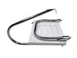 Pactrade Marine Boat Universal Fiberglass Swim Platform Under Mount Fold Down Ladder 1 Step Inboard One Rail