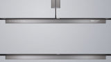 Bosch – 800 Series 20.5 Cu. Ft. 4-Door French Door Counter-Depth Smart Refrigerator – Stainless steel