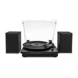 Victrola The Quincy 6-in-1 Bluetooth Record Player & Multimedia Center with Built-in Speakers ?C 3-Speed Turntable, CD & Cassette Player, AM/FM Radio, Wireless Music Streaming (Natural)