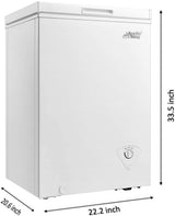 Arctic King Chest Freezer, 3.5 Cu ft