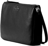 Kate Spade New York Triple Gusset Crossbody, Black