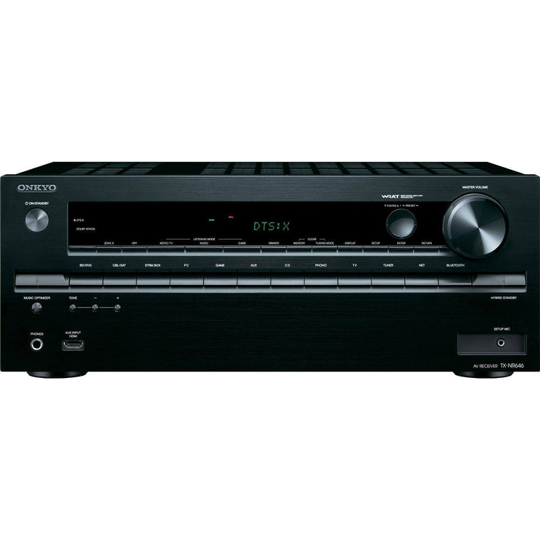 Onkyo TX NR646 7.2 Channel AV Network Receiver – Black