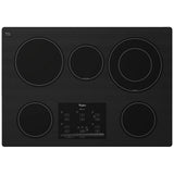 Whirlpool Gold 30×22 Electric Cooktop-Black-G9CE3065XB