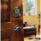 Kwikset 909 SmartCode Electronic Deadbolt Featuring SmartKey in Satin Nickel