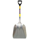 Westward 3yu77 Grain Scoop,26-1/4 in. Handle,Aluminum, Yellow