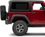 Redrock 4×4 HD Tire Carrier Compatible with OEM Tail Gate Compatible with 07-18 Jeep Wrangler JK