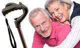 Ergocane Fully Adjustable Ergonomic Cane (Brown)