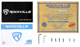 Rockville dB14 4000w Peak/1000w RMS Mono 2 Ohm Amplifier Car Audio Amp Bundle with Rockville RWK4CU 4 AWG Gauge 100% Copper Complete Amp Installation Wire Kit OFC