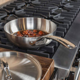 Viking Professional 5-Ply 3-Quart Stainless Steel Saucier