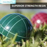 Eastpoint Sports 110mm Resin Bocce Set, Carrier