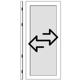 Larson Signature Classic 36-in x 81-in Black Full-view Aluminum Storm Door | 14904052
