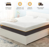 Narrow Twin Size Mattress,OYT 6 Inch 30 X 75 X 6 Gel Memory Foam Narrow Twin Bed Mattress in a Box with Certified Foam for Sleep Supportive & Pressure Relief,Cloud-Like Experience