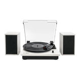 Victrola The Quincy 6-in-1 Bluetooth Record Player & Multimedia Center with Built-in Speakers ?C 3-Speed Turntable, CD & Cassette Player, AM/FM Radio, Wireless Music Streaming (Natural)